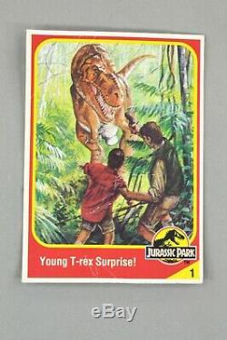 Jurassic Park Young T-Rex Tyrannosaurus Rex COMPLETE with Wound, Box, & Card