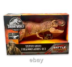 Jurassic World Battle Damage Dinosaurs Super Colossal Tyrannosaurus T Rex