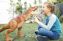 Jurassic World Battle Damage Dinosaurs Super Colossal Tyrannosaurus T Rex Trex
