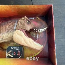 Jurassic World Battle Damage ROARIN' SUPER COLOSSAL TYRANNOSAURUS REX SH New