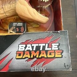 Jurassic World Battle Damage ROARIN' SUPER COLOSSAL TYRANNOSAURUS REX SH New