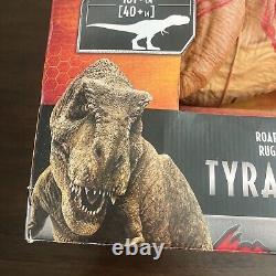 Jurassic World Battle Damage ROARIN' SUPER COLOSSAL TYRANNOSAURUS REX SH New