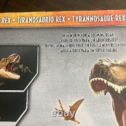 Jurassic World Battle Damage ROARIN' SUPER COLOSSAL TYRANNOSAURUS REX SH New