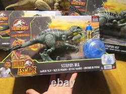 Jurassic World CAMP CRETACEOUS DINO ESCAPE SCORPIOS REX & KENJI DANGER PACK