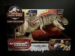 Jurassic World Camp Cretaceous Dino Escape Roar Attack (3) Plus T-Rex -Brand New
