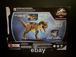 Jurassic World Camp Cretaceous Dino Escape Roar Attack (3) Plus T-Rex -Brand New