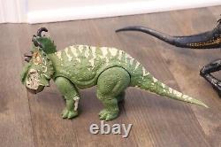 Jurassic World Dinosaur Toys Lot Indoraptor Triceratops Stegosaurus Velociraptor