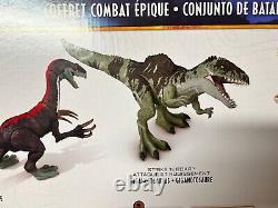 Jurassic World Dominion Epic Battle Pack Figure Set Ellie Sattler + 3 Dinosaurs