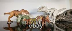 Jurassic World Fallen Kingdom Figure Lot Dinosaurs Indominus Rex T-Rex Rare