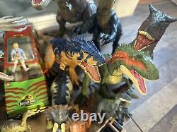 Jurassic World Figure Lot Indominus Carnotaurus TRex Sarcosuchus Stegasaurus