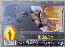 Jurassic World Hammond Collection Tyrannosaurus Rex T-rex & Triceratops Lot Mip