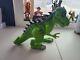 Jurassic World JW T Rex Dinosaur Hasbro Electronic Roar Light Up Green Tested