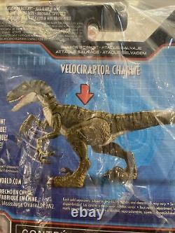 Jurassic World Park VELOCIRAPTOR CHARLIE Savage Strike Dinosaur New In A Box