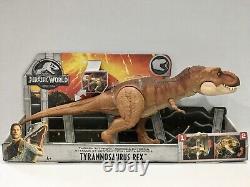 Jurassic World T-Rex Thrash'N Throw Tyrannosaurus Rex 22 Mattel 2017