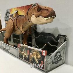 Jurassic World T-Rex Thrash'N Throw Tyrannosaurus Rex 22 Mattel 2017