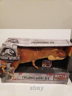 Jurassic World Tyrannosaurus Rex Battle Damage Roarin' Super Colossal Dinosaur