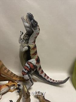 Jurassic park dinosaur lot Vintage Parts Repair Chaos Effect T Rex