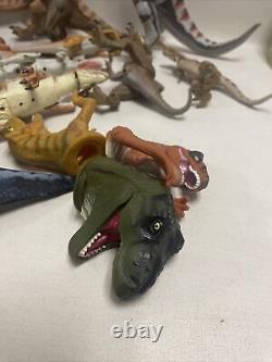 Jurassic park dinosaur lot Vintage Parts Repair Chaos Effect T Rex