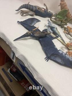 Jurassic park dinosaur lot Vintage Parts Repair Chaos Effect T Rex