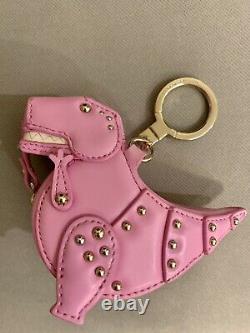 Kate Spade Pink T-rex Dinosaur Coin Purse Bag Keychain Whimsical