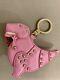 Kate Spade Pink T-rex Dinosaur Coin Purse Bag Keychain Whimsical