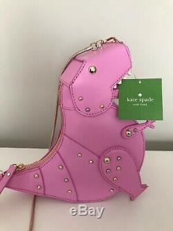 Kate Spade T Rex Pink Dinosaur Crossbody Bag