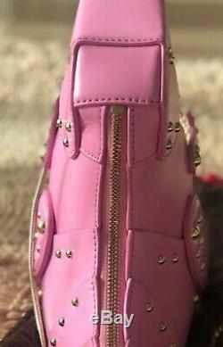 Kate Spade Whimsies T Rex Dinosaur Crossbody Bag Pink Leather Cute