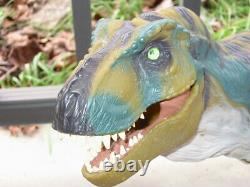 Kenner Jurassic Park World Bull T-REX Dinosaur JP. 28 + Survival POD + Roar WORKS