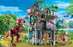 Kids Playmobil T Rex Building Toy Play Set Boy Gift Glow In Dark Dinosaur New