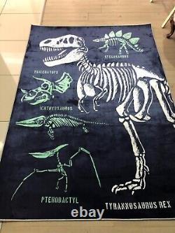 Kids room rug, dinosaur rug, t-rex rug, nursery rug, animals rug, nursery decor