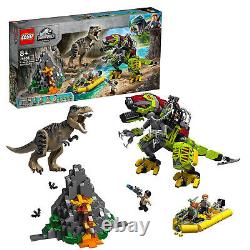LEGO 75938 Jurassic World/Park T. Rex vs Dino-Mech Battle NISB Complete