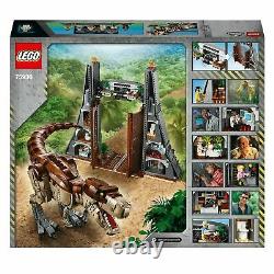 LEGO Jurassic Park T. Rex Rampage Set with 6 Minifigures 75936 (NEW)damage box