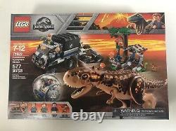 LEGO Jurassic Park World Carnotaurus Gyrosphere Escape 75929 Trex New Sealed