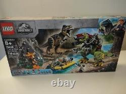 LEGO Jurassic World 75938 T. Rex vs Dino-Mech Battle NEW Dinosaur Boat