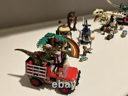 LEGO Jurassic World Camp Cretaceous 76939 76940 76942 76941 Full Set EUC T-Rex