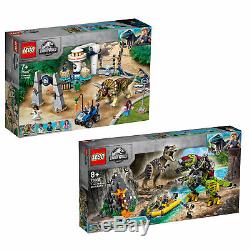 LEGO Jurassic World Dinosaurs T. Rex & Triceratops Twin Pack inc 75937 & 75938