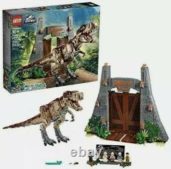 LEGO Jurassic World Jurassic Park T. Rex Rampage 75936 Building Kit, New 202