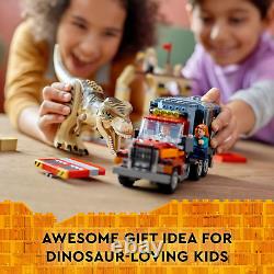 LEGO Jurassic World T. Rex & Atrociraptor Dinosaur Breakout 76948 Dino Toy Se