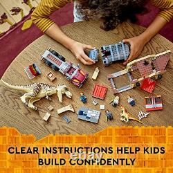 LEGO Jurassic World T. Rex & Atrociraptor Dinosaur Breakout Building Kit 461pcs