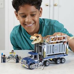 LEGO Jurassic World T. Rex Transport 75933 Building Kit (609 Piece), Multi