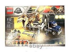LEGO Jurassic World T. Rex Transport (75933) Dinosaur New Retired Rare
