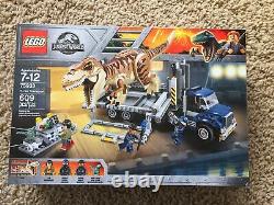 LEGO Jurassic World T. Rex Transport 75933 Dinosaur Play Set Toy Truck CREASED