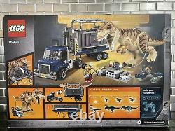 LEGO Jurassic World T. Rex Transport 75933 NEW Sealed (box flaws) Jurassic Park