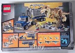 LEGO Jurassic World T. Rex Transport 75933 New And Sealed Free Shipping