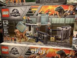 LEGO Jurassic World T. Rex Transport Stygimoloch Breakout Blue 75933 75928 75927