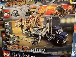 LEGO Jurassic World T. Rex Transport Stygimoloch Breakout Blue 75933 75928 75927