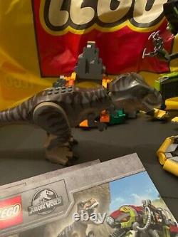 LEGO Jurassic World T Rex Vs Dino Mech Battle Set 75938 Preowned. Complete