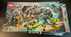 LEGO Jurassic World T. Rex vs Dino Mech Battle 75938 716 Pieces Open Box