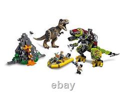 LEGO Jurassic World T-Rex vs. Mecha Kyo Ryu 75938 Block Toy Dinosaur Boys