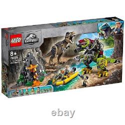 LEGO Jurassic World T-Rex vs. Mecha Kyo Ryu 75938 Block Toy Dinosaur Boys